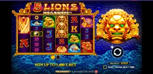 Cara Mudah Bonus X500 5 Lions Megaways Pasti Untung Cepat
