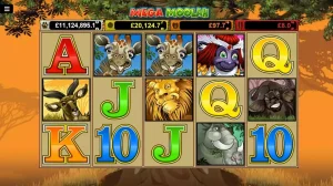 Petualangan Harta Afrika di Dunia Mega Moolah Terbaik #1
