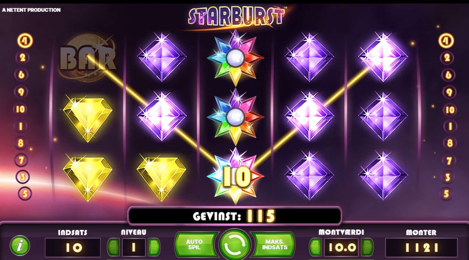 Gemerlap Galaksi Neon yang Selalu Bikin Betah Main Starburst